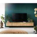 CIRCULO prémium mangófa fali TV-szekrény - 175/220cm