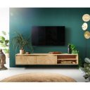 CIRCULO-II prémium mangófa fali TV-szekrény - 175/220cm