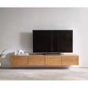 KENNEDY prémium akác fali TV-szekrény - 200/220cm