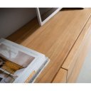 KENNEDY-II prémium akác fali TV-szekrény - 200/240cm