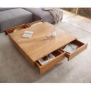 KENNEDY prémium akác dohányzóasztal - 115cm