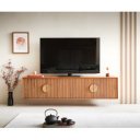 SURIMU prémium akác fali TV-szekrény - 175/200/240cm