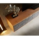 MARLOWE prémium akác fali TV-szekrény - 200/220cm