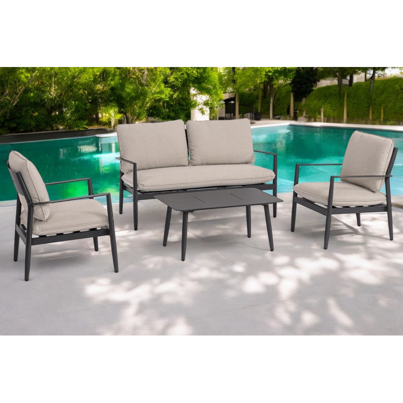 NEBULA prémium kültéri szett - szürke/antracit