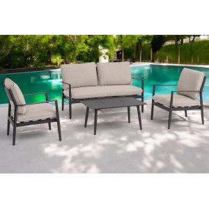 NEBULA prémium kültéri szett - szürke/antracit BIZZOTTO