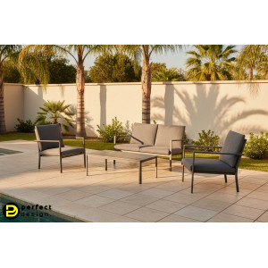 KENNETH prémium kültéri szett - antracit BIZZOTTO