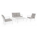KENNETH prémium kültéri szett - fehér/szürke