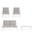 KENNETH prémium kültéri szett - fehér/szürke