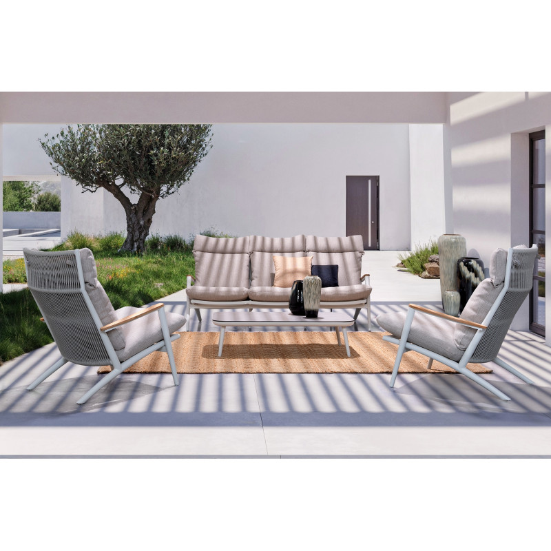 IBISCO prémium kültéri szett - fehér/greige