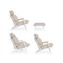 IBISCO prémium kültéri szett - fehér/greige