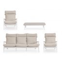 IBISCO prémium kültéri szett - fehér/greige