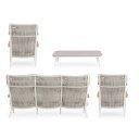 IBISCO prémium kültéri szett - fehér/greige