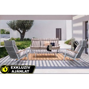 IBISCO prémium kültéri szett - fehér/greige BIZZOTTO