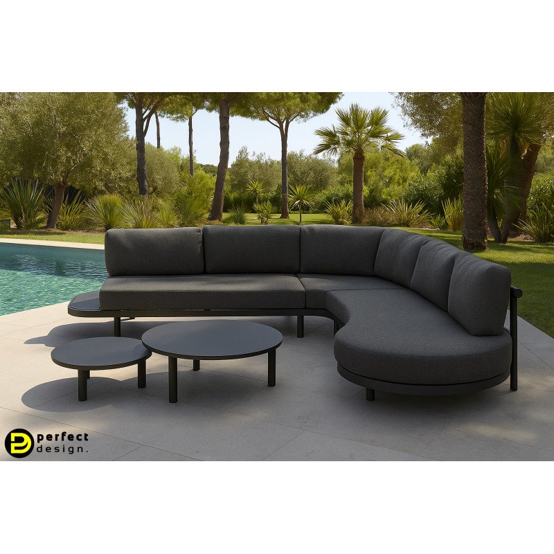 HERONE prémium kültéri kanapé - antracit