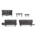 HERONE prémium kültéri kanapé - antracit