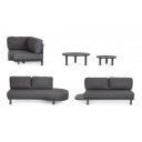 HERONE prémium kültéri kanapé - antracit