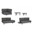HERONE prémium kültéri kanapé - antracit