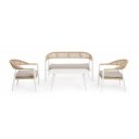 JANDIA prémium kültéri szett - fehér/beige