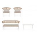 JANDIA prémium kültéri szett - fehér/beige