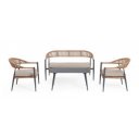 JANDIA prémium kültéri szett - antracit/beige