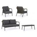 MIRAVET prémium kültéri szett - antracit/zöld