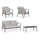 MIRAVET prémium kültéri szett - antracit/taupe