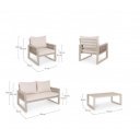 CAPTIVA prémium kültéri szett - beige