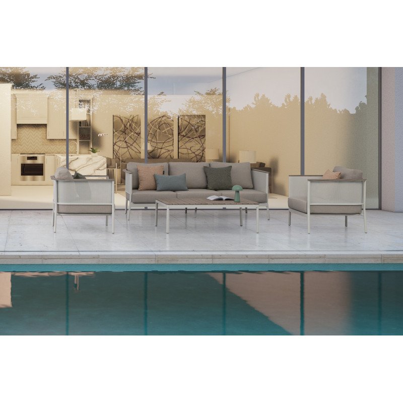 ULISES prémium kültéri szett - fehér/beige