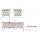 ULISES prémium kültéri szett - fehér/beige