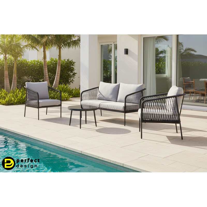 FELIPE prémium kültéri szett - szürke