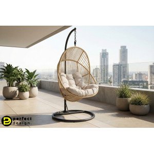 MARTINICA design függőfotel - beige BIZZOTTO