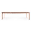 KONNOR prémium bővíthető kültéri étkezőasztal - 200-300cm - barna