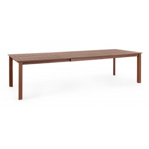 KONNOR prémium bővíthető kültéri étkezőasztal - 200-300cm - barna BIZZOTTO