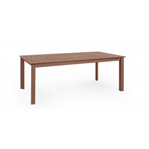 KONNOR prémium bővíthető kültéri étkezőasztal - 200-300cm - barna