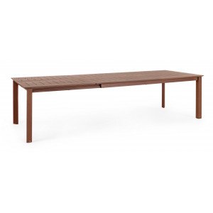 KONNOR prémium bővíthető kültéri étkezőasztal - 200-300cm - barna BIZZOTTO