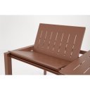 KONNOR prémium bővíthető kültéri étkezőasztal - 160-240cm - barna