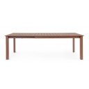 KONNOR prémium bővíthető kültéri étkezőasztal - 160-240cm - barna