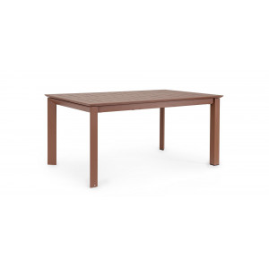 KONNOR prémium bővíthető kültéri étkezőasztal - 160-240cm - barna