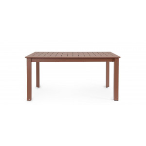 KONNOR prémium bővíthető kültéri étkezőasztal - 160-240cm - barna