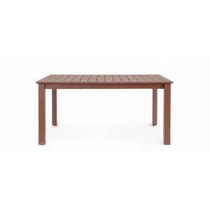 KONNOR prémium bővíthető kültéri étkezőasztal - 160-240cm - barna