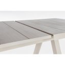 KRION prémium bővíthető kültéri kerámia étkezőasztal - 205-265cm - taupe