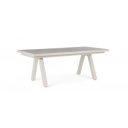 KRION prémium bővíthető kültéri kerámia étkezőasztal - 205-265cm - taupe