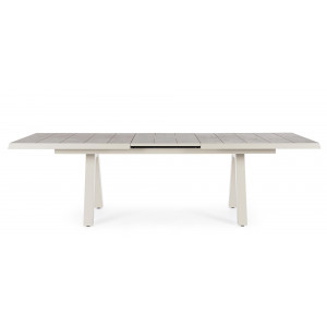 KRION prémium bővíthető kültéri kerámia étkezőasztal - 205-265cm - taupe