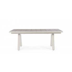 KRION prémium bővíthető kültéri kerámia étkezőasztal - 205-265cm - taupe