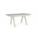 KRION prémium bővíthető kültéri kerámia étkezőasztal - 163-203cm - taupe