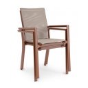 KONNOR prémium kültéri szék - barna