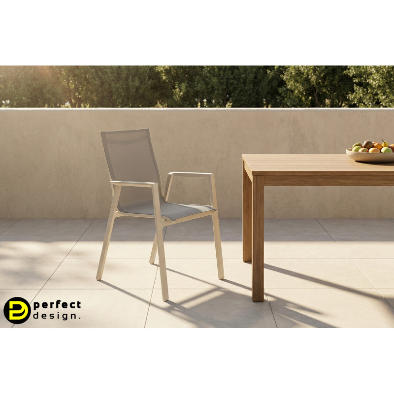 KRION prémium kültéri szék - szürke