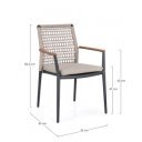 MADDOX exkluzív kültéri szék - antracit