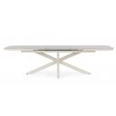 PASCAL prémium bővíthető kültéri étkezőasztal - 200-260cm -szürke