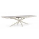 PASCAL prémium bővíthető kültéri étkezőasztal - 200-260cm -szürke